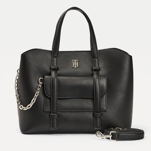 Tommy Hilfiger dámská černá kabelka Satchel