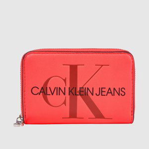 Calvin Klein dámská neonová mini peněženka