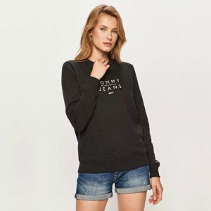 Tommy Jeans dámská černá mikina Essential - XS (BDS)