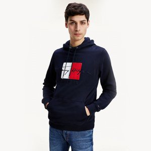 Tommy Hilfiger pánská modrá mikina Signature - M (DW5)