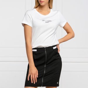 Calvin Klein dámské bílé triko - L (YAF)