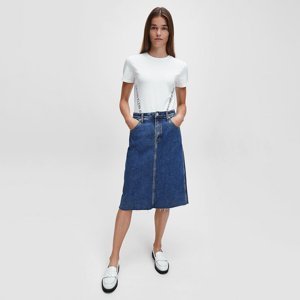 Calvin Klein dámské bílé triko - L (YAF)