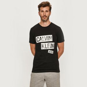 Calvin Klein pánské černé triko - M (BEH)