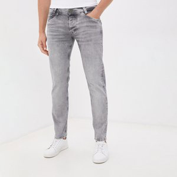 Pepe Jeans pánské světle šedé džíny Spike - 36/34 (000)