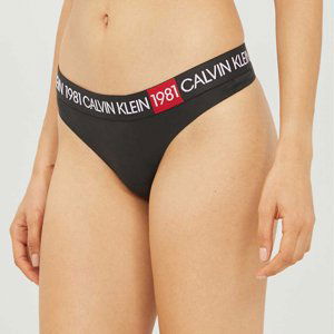 Calvin Klein dámské černé tanga - L (001)