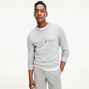 Tommy Hilfiger pánský šedý svetr - XXL (PG5)