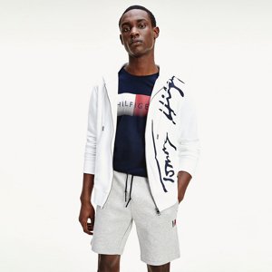 Tommy Hilfiger pánská bílá mikina - L (YBR)