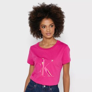 Calvin Klein dámské růžové triko - L (TPZ)