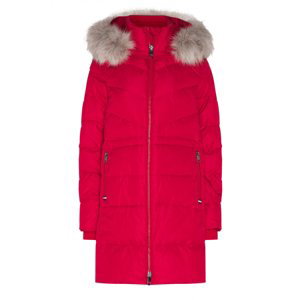 Tommy Hilfiger dámská červená zimní bunda - S (XMP)