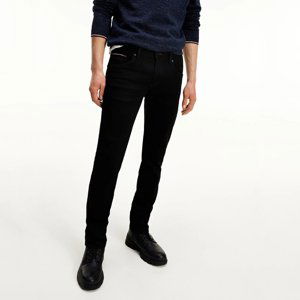 Tommy Hilfiger pánské černé džíny Slim Bleecker - 36/34 (1B3)