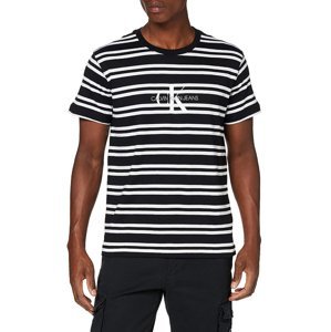 Calvin Klein pánské proužkované tričko - M (BAE)