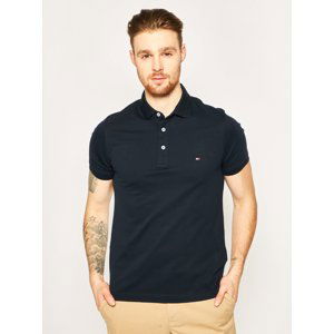 Tommy Hilfiger pánské tmavě modré polo Core - S (403)