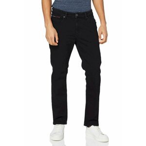 Tommy Jeans pánské černé džíny - 30/34 (1BY)