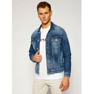 Tommy Jeans pánská džínová modrá bunda