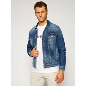 Tommy Jeans pánská džínová modrá bunda - L (1A4)