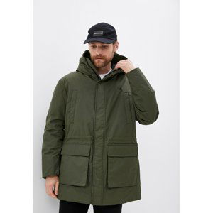 Calvin Klein pánská khaki zelená parka