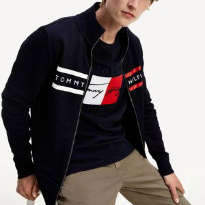 Tommy Hilfiger pánská modrá mikina - M (DW5)