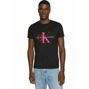 Calvin Klein pánské černé triko - L (0K6)