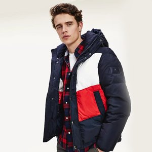 Tommy Hilfiger pánská zimní bunda Chevron - S (DW5)