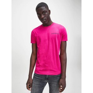 Calvin Klein pánské růžové tričko - S (TPZ)