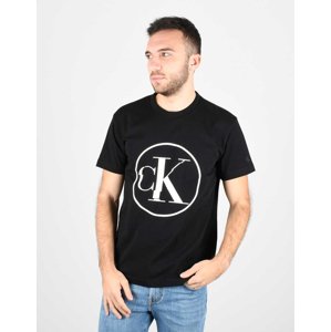 Calvin Klein pánské černé tričko Round - XXL (BEH)