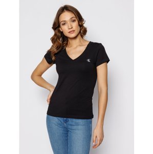 Calvin Klein dámské černé tričko - L (BAE)