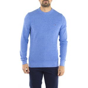 Tommy Hilfiger pánský modrý svetr Mouline - XL (440)