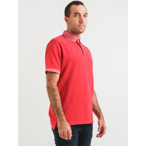 Tommy Hilfiger pánské červené polo Oxford - XL (611)