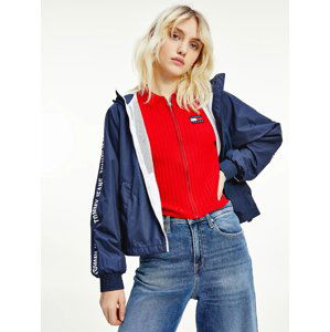 Tommy Jeans dámská tmavě modrá bunda - XS (C87)