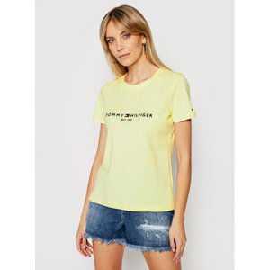 Tommy Hilfiger dámské žluté tričko - XS (ZP5)