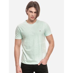 Tommy Hilfiger pánské bledě modré tričko - XL (L4T)