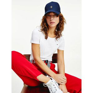 Tommy Hilfiger dámské bílé tričko - XS (YBR)