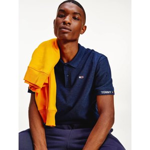 Tommy Jeans pánské tmavě modré polo triko - XL (DMN)