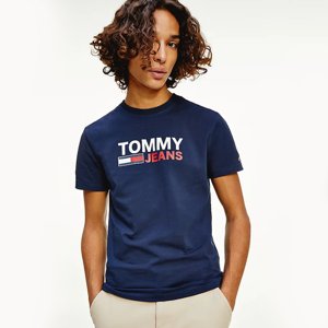 Tommy Jeans pánské modré triko