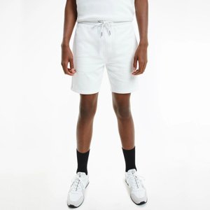 Calvin Klein pánské bílé šortky - S (YAF)