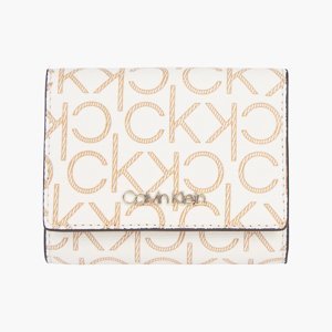 Calvin Klein dámská béžová peněženka - OS (0K9)
