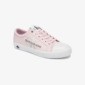 Calvin Klein dámské růžové plátěné boty