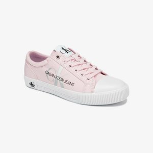 Calvin Klein dámské růžové plátěné boty - 39 (TN9)