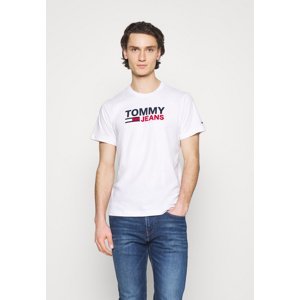 Tommy Jeans pánské bílé triko - M (YBR)