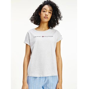 Tommy Hilfiger dámské šedé tričko Rn tee - XS (PJ4)