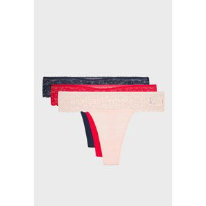 Tommy Hilfiger dámské tanga 3pack - M (0WF)