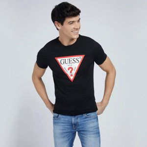 Guess pánské černé triko - XL (JBLK)