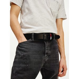 Tommy jeans pánský černý pásek - 105 (BDS)