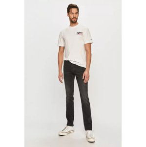 Tommy Jeans pánské tmavě šedé džíny SCANTON SLIM - 30/32 (1BZ)