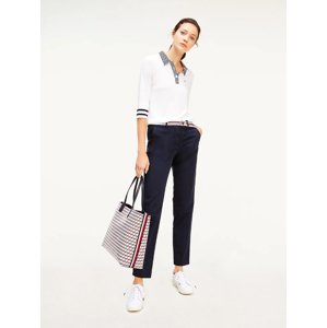 Tommy Hilfiger dámské tmavě modré chino kalhoty - 40/R (DW5)