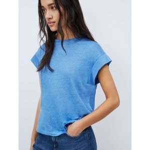 Pepe Jeans dámské modré tričko Cleo. - M (545)