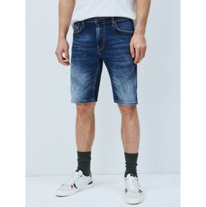 Pepe Jeans pánské tmavě modré džínové šortky Stanley - 36 (000)