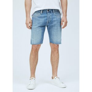 Pepe Jeans pánské modré džínové šortky Stanley - 33 (000)