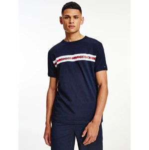 Tommy Hilfiger pánské tmavě modré triko - XL (DW5)