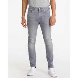 Tommy Hilfiger pánské světle šedé džíny Bleecker - 32/32 (1B3)